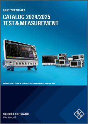 Catalogue 2025 Rohde et Schwarz Tests et Mesures