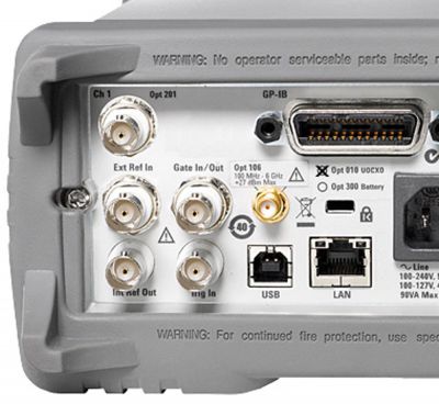 53220A-106 | Voie optionnelle 6 GHz micro- ondes continues pour compteur 53220A 