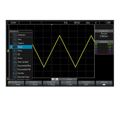 DSOX3WAVEGEN | Mise à niveau générateur de formes d'ondes pour les oscilloscopes des séries DSOX / MSOX 3000