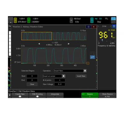 DSOX4WAVEGEN2 | Option générateur d'ondes 20 MHz 