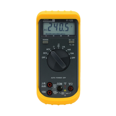 FI125 | Multimètre numérique portable RMS, 3 200 points 