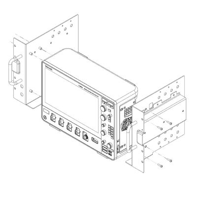 RM3 | Kit de montage rack pour oscilloscopes MDO série 3 Tektronix 