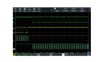 RTB-K2 | Option de déclenchement et décodage série UART / RS-232 / RS-422 / RS-485 pour RTB 2000 