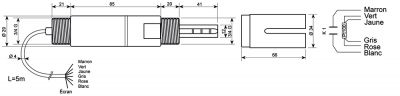 SPT-KI-11 | Sonde pour mesure de conductivité 5 µS à 200 mS 