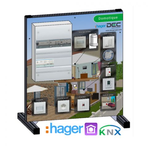 DOMOVEA-KNX | Panneau domotique KNX - serveur Domovea Hager 