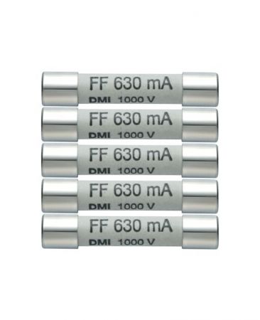 05900006 | Jeu de 5 fusibles de rechange 630 mA / 1 000 V 