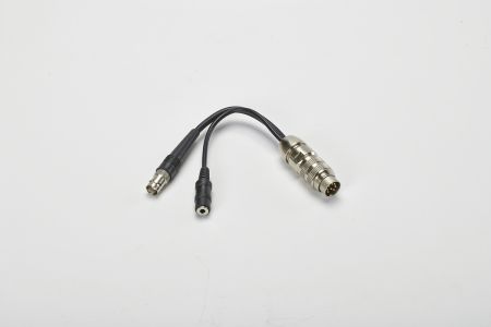 P01295501 | Câble adaptateur DIN mâle - BNC/Jack femelle 