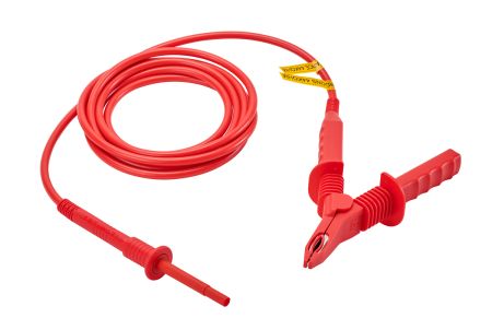 P01295519 | Cordon-croco HT 15kV Rouge L. 15 mètres K44 