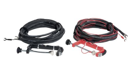 P01295486 | Jeu de 2 cordons de mesure 6m, 200A avec serre-joints 