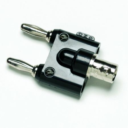 BP881 | DOUBLE FICHE BANANE BNC mâle Ø 4 mm 