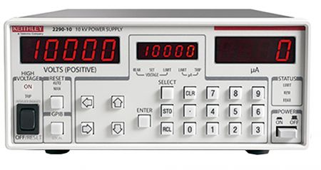 2290-10 | Alimentation numérique 1 voie programmable, 10 kV / 1 mA, puissance 75 W 