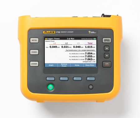 FLUKE-1732/B | Enregistreur de qualité d' énergie triphasé, version de base (sans sondes flexibles) 