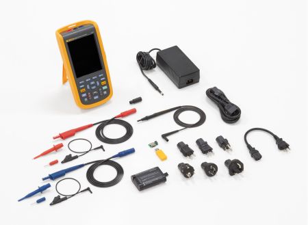 FLUKE-123B/INT/S | FLUKE-123B/INT/S ScopeMeter industriel 2x20MHz I + Kit SCC logiciel + sacoche 