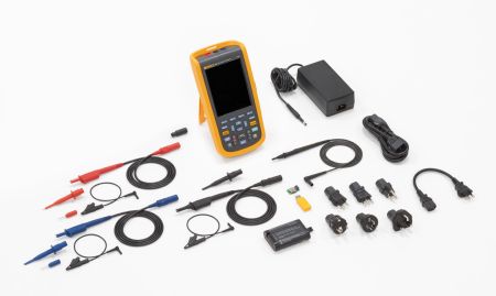 FLUKE-124B/INT | FLUKE-124B/INT ScopeMeter oscilloscope portable industriel 40MHZ 