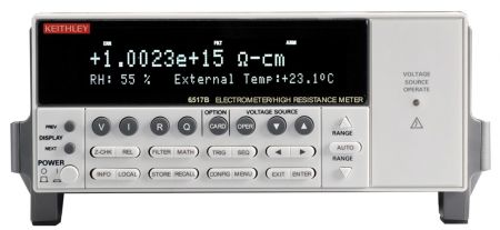 6514/E | Électromètre programmable avec bruit < 1 fA et impédance d'entrée > 200 GΩ en tension 