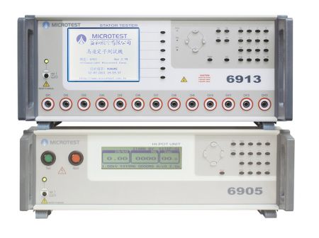 MT-6913 | Testeur de stators moteur 13 voies - AC 5 kV / DC 6 kV 