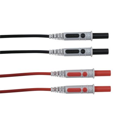 P01295452Z | Cordon surmoulé Silic. 1,5 m DM4-DM4 Cat4 1kV RD/BK 