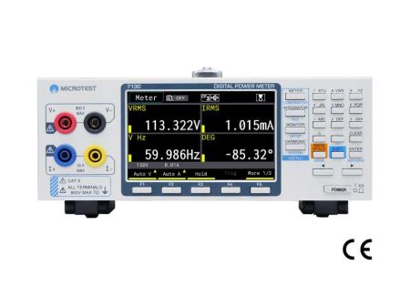 MT-7130 | Mesureur de puissances et d'harmoniques monophasé DC à 100 kHz, 800 V / 30 A, Précision ±0,05%