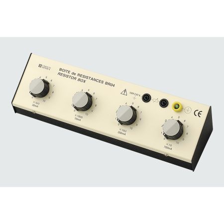 P01197401 | Boite à 4 décades Résistances de 1Ohm à 10KOhm 