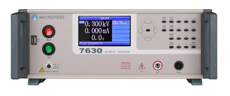 MT-7630 | Testeur de sécurité électrique AC + DC + isolement 150 VA 2 voies 