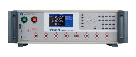 MT-7631 | Testeur de sécurité électrique AC + DC + Isolement 150 VA 9 voies 
