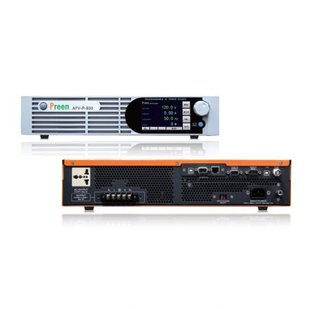 AFV-P-SERIE | Alimentations programmables AC/DC série AFV-P, 1 voie, 600 VA - 5kVA, 0-155 Veff, 0-420 VDC