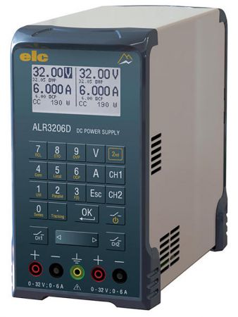 ALR3206D | Alimentation numérique programmable double 32 V / 6 A - 64 V / 6A ou 32 V / 12 A 