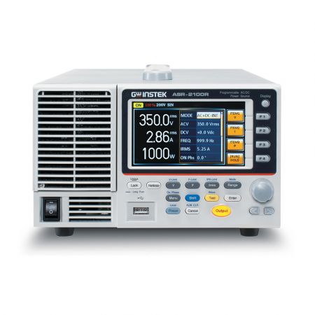 ASR-2050R | Source programmable AC/DC 500 VA  0-350 Veff / 0-500 VDC Pour montage en 1/2 rack 3U (Kit  de montage optionnel)