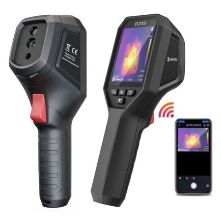 HM-TP52P-3AQF/W-B20S | Caméra thermique B20S 256 x 192 px, -20°C à +550°C, écran 3.2'', 25 Hz, Wi-Fi, HIKMICRO