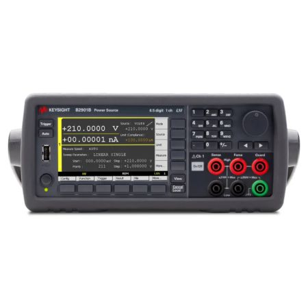 B2901B | Source SMU de précision 1 voie résolution 100 fA 210 V 3 A DC / 10.5 A pulse 