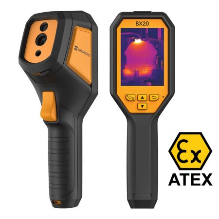 HM-TP52N-3AQF-BX20 | Caméra thermique BX20 ATEX 256 x 192 px, -20°C à +550°C, écran 3.2'', 25 Hz, HIKMICRO