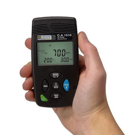 P01651010 | Enregistreur numérique CA1510 (CO₂, température, humidité) pour mesure de la qualité de l'air intérieur