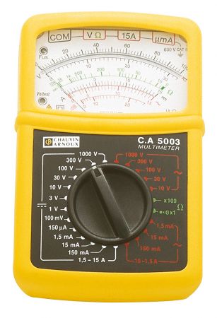 P01196522E | Multimètre analogique portable CA 5003 