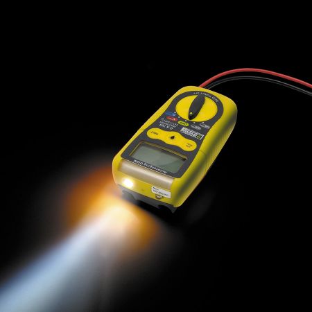 P01191740Z | Multimètre de poche CA703, 2 000 points, 600 V, 200 mA, 20 Mohms, détection tension sans contact, lampe torche