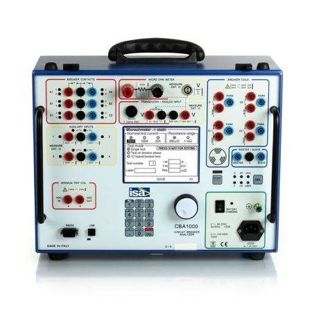 CBA1000-SERIE | Analyseurs de disjoncteurs MT 2 chambres de coupures avec micro-ohhmètre 
