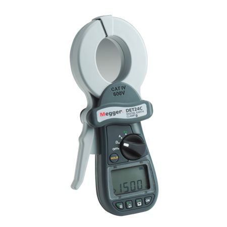 DET14C | Pince de terre jusqu'à 1 500 ohms, mesure courant de fuite , 600 V CAT IV 