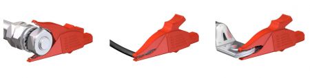 DIS-KIT2-CATIV | Jeu de pinces crocodiles enfichables 4 mm, 600 V CAT IV, 1000 V CAT III, 19 A 