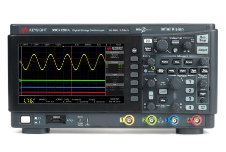 DSOX1204A | Oscilloscope numérique 4 voies 70 MHz 