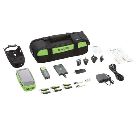 EXG-300E-KT-X2 | Kit professionnel analyseur de réseaux portable EXG-300E EtherScope nXG WiFi 6 et 7, Tribande partielle