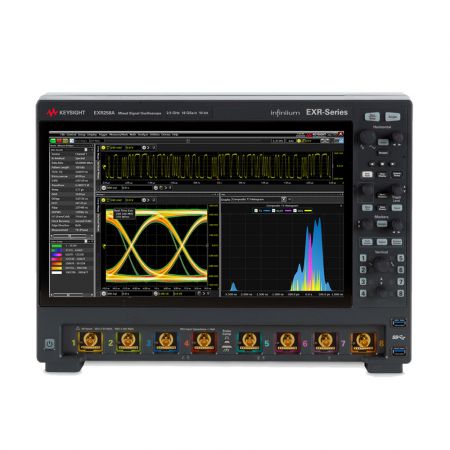 EXR058A | Oscilloscope 8 voies 500 MHz 8 voies, 500 MHz, 10 bits, écran tactile 15.6'' 