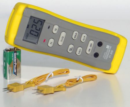 FI309 | Thermomètre numérique 2 voies thermocouple K 