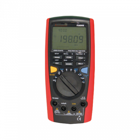 FI609X | Multimètre numérique TRMS AC+DC, 40 000 points, avec mesure de puissance 