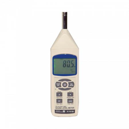 FI70SD | Sonomètre conforme IEC 61 672 classe 2, avec filtres A et C et fonction d'enregistrement direct sur carte SD