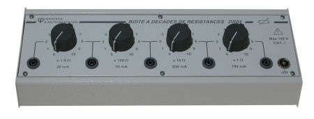 DR04 | Boîte à décades de résistances x1 Ω à x1 kΩ 