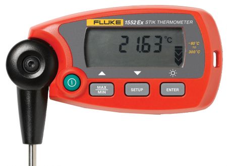 FLUKE-1552A-EX-SERIE | Thermomètres PRT à piquer ATEX, mesure de température de -80°C à 300°C 