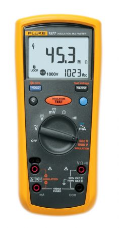 FL1577 | Contrôleur d'isolement numérique 600 MΩ, tension d'essai jusqu'à 1 000 V, FLUKE-1577