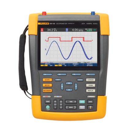 LCT-FLUKE190-102-III | Location Oscilloscope 2 voies 100MHz série III ScopeMeter, entrées flottantes 