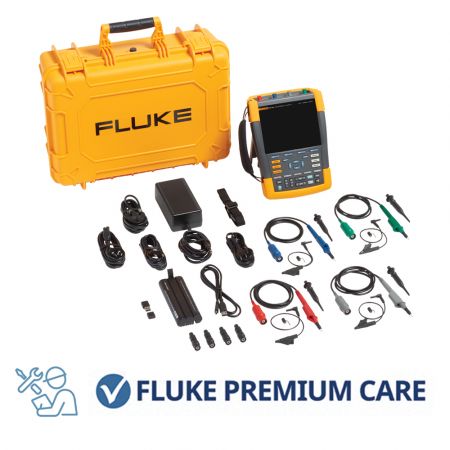FLUKE-190-504/FPC-EU | Oscilloscope numérique 4 voies 500 MHz avec Fluke Premium Care 