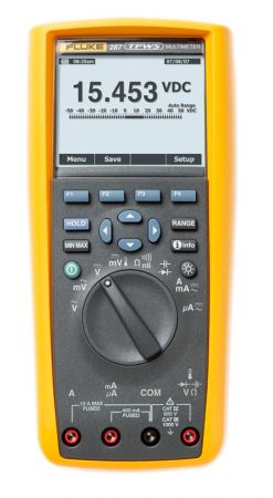 FL287/EUR | Multimètre portable graphique, TRMS AC+DC, 50 000 points, fonctions enregistreur et TrendCapture