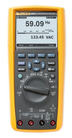 FL289/EUR | Multimètre portable graphique, TRMS AC+DC, 50 000 points, fonctions enregistreur et TrendCapture